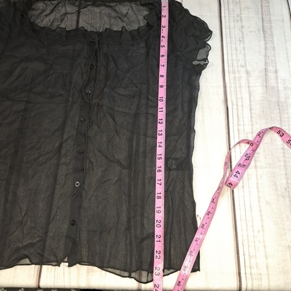 Tahari Silk Top Size Large - Picture 9 of 14